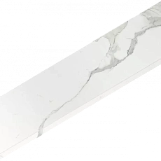 Ступени Италон Стелларис/ stellaris Статуарио Уайт Угловая Правая 620070002598 Белый 33x120