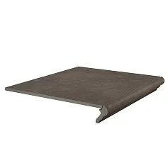 Ступени kerama marazzi km4040g0031ngtf фронтальная Хадду коричневый матовый 34x40.2