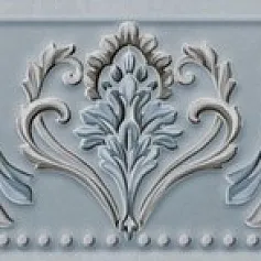 Керамическая плитка Бордюр Фару голубой обрезной 5,5x25