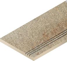 Керамогранит Бортик Нордика Роуп грип правая 620090001078 коричневый 30x60