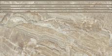 Ступени premium marble light brown 29,4x60