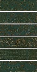 Керамическая плитка Панно Кампьелло зеленый ad\e333\6x\2926 28,5x51