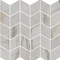 Керамическая плитка Декор kerama marazzi kmd2msm007br Ифран мозаичный серый светлый глянцевый обрезной 30x31.2