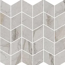 Керамическая плитка Декор kerama marazzi kmd2msm007br Ифран мозаичный серый светлый глянцевый обрезной 30x31.2