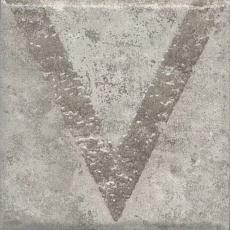 Керамическая плитка Декор kerama marazzi kmd3sta035gn Спартель 1 серый матовый 9.8x9.8