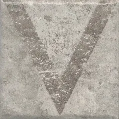 Керамическая плитка Декор kerama marazzi kmd3sta035gn Спартель 1 серый матовый 9.8x9.8