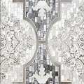Керамическая плитка Вставка Аксима Венеция d серая 30x60