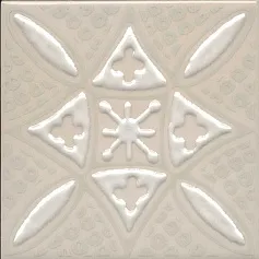 Керамическая плитка Декор kerama marazzi kmd3sta017gn Бахия 2 бежевый светлый глянцевый 9.8x9.8