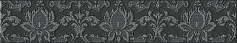 Керама Марацци Бордюр Кастильони чёрный 
