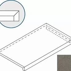 Керамогранит Ступень Италон Дискавер/ discover x2 fume scalino angolare dx 33x60 33x60