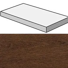 Ступени Оак Резерв/ oak reserve Дарк Браун Угловая Левая 33x120