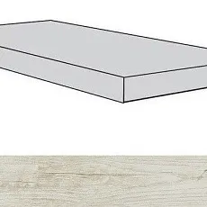 Ступени Айконик/ iconic Вайт Ступень Угловая Левая 33x160