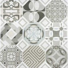 Geotiles Flow серый 