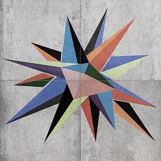 Керамическая плитка tempelhof stern панно (компл х4) 119,8x119,8