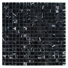 Мозаика nero marquina pol. 30,5x30,5
