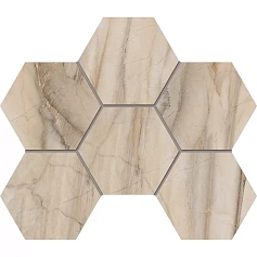 Estima Мозаика Estima BR01 Bernini Hexagon Pearl бежевый неполированный бежевый 