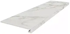 Ступени kerama marazzi sg540720r\gcf клееная Монте Тиберио серый светлый матовый обрезной 33x119.5