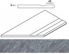 Керамогранит СИЛВЕР БОРТИК 30x60 С ВЫЕМКОЙ ЗАКРУГ.ЛЕВ. 30x60