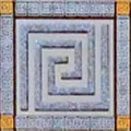 Керамическая плитка Фрейм белый 20x40