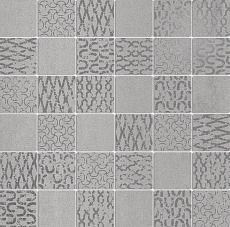 Керамогранит Декор Про Дабл серый мозаичный 30x30