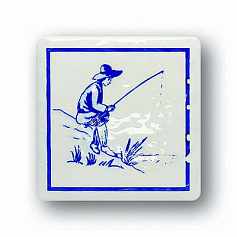 Tubadzin Majolika Haga 1D декор белый для ванной для кухни