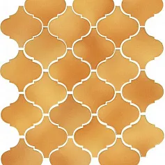 Керамическая плитка арабески майолика желтый 26x30