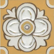 Керамогранит Вставка Алмаш желтый 4,9x4,9