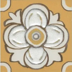 Керамогранит Вставка Алмаш желтый 4,9x4,9