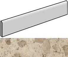 Керамогранит Континуум Стоун Беж плинтус 7.2x80