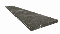 Ступени coliseumgres Микеланджело Дарк угловая правая 620070002493 черный 33x120