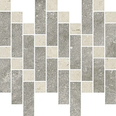Мозаика Италон Аура Стоун Грэй Хэритэйдж 620110000260 серый 31.6x37.9