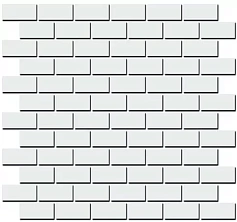 Керама Марацци Декор Kerama Marazzi 191\001T Турнон белый мозаичный матовый белый 