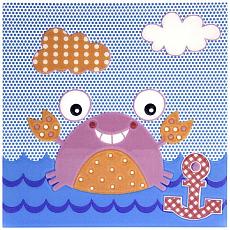 Керамическая плитка Декор Морская прогулка ar51\5055 20x20