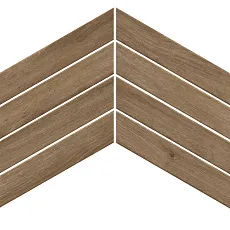 Декор Атлас Конкорд Фьюжн Оак Рустик Шеврон 600010002450 коричневый 7.5x45