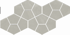 Италон Континуум Сильвер мозаика Призм серый 