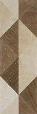 Керамическая плитка filigran relief decor beige&brown matt 30x90