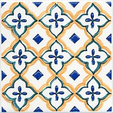 Керамическая плитка Вставка kerama marazzi stg\a491\1146h Капри майолика 9.8x9.8