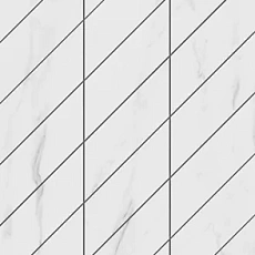 Мозаика Фальшмозаикаestima sm01 Аметис Суприм Платинум corner right белый полир. 29.8x59.8