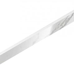 Плинтус Италон Стелларис/ stellaris Статуарио Уайт Люкс 610130007472 Белый 7.2x80