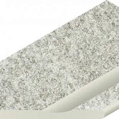 Керамогранит Бортик Нордика Айс с выемкой закругленный левый 620090001051 серый 30x60