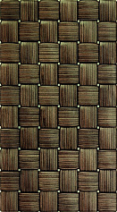 Tubadzin Colour glass 2 декор коричневый для ванной