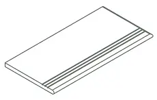 Ступени Италон Магма Минерал закругленная Грип правая 620040000242 бежевый 30x120