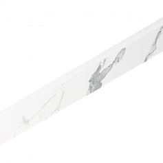 Плинтус Италон Стелларис/ stellaris Статуарио Уайт 610130007449 Белый 7.2x60