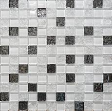 Мозаика mosaic glass white 30,5x30,5