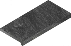 Ступени Италон Материя x2 Титанио 120 угловая правая 620070002846 черный 33x120