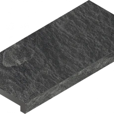 Ступени Италон Материя/ materia x2 Титанио 120 Угловая Правая 620070002846 Черный 33x120