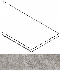 РОК БОРТИК 30X60 ЗАКРУГЛ.ЛЕВ