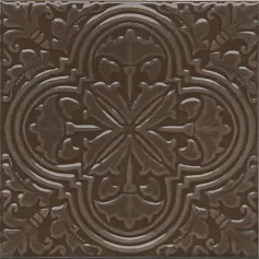 Керамическая плитка Декор kerama marazzi kmd3sta005bn Фес коричневый глянцевый 15x15
