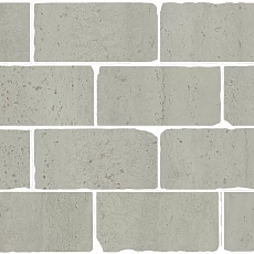 Керамическая плитка Бордюр kerama marazzi br032 Сан-Марко мозаичный серый светлый матовый обрезной 26.5x46.5