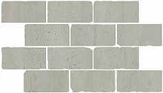 Керама Марацци Бордюр Kerama Marazzi BR032 Сан-Марко мозаичный серый светлый матовый обрезной серый 
